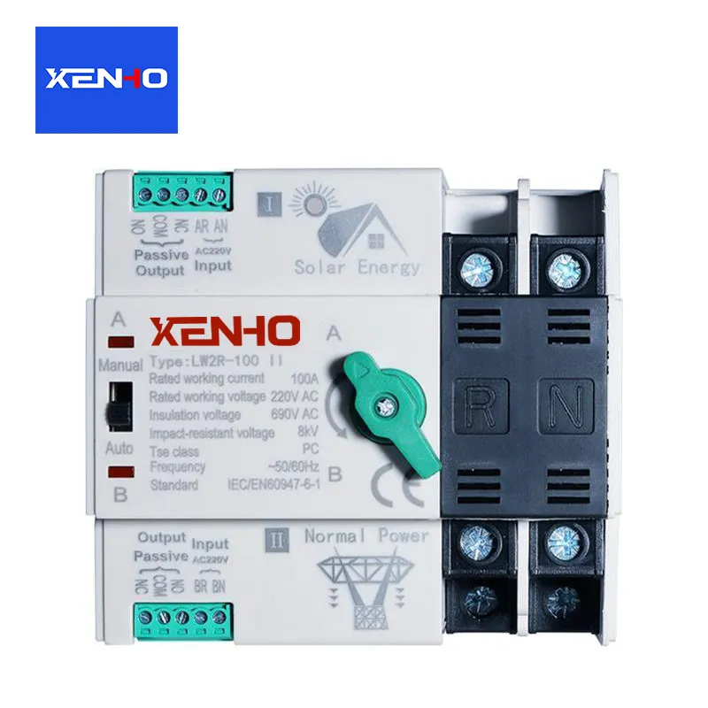 Commutateur de transfert automatique à double alimentation